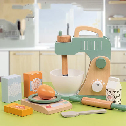 Woodn Speelgoedkeuken | Mini Masterchef Set | Duurzaam Houten Keukenspeelgoed | Creatief Rollenspel