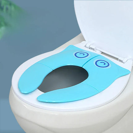 Kindertoilettrainer | Ergonomisch en Veilig | Opvouwbaar Toiletzitje | Potjestraining | Reizen | Antislip | Gemakkelijk Schoon te Maken | Gemaakt in Duurzaam PP-materiaal | Geschikt voor Standaard Toiletten