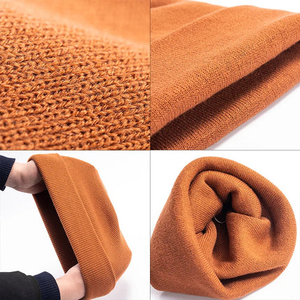 Mini Fashion Beanie | Muts Met Eigen Tekst | Unisex | Personaliseerbaar | Kinderen & Volwassenen | Warm & Zacht | Katoen & Acryl | Vegansk Leren Label | Verschillende Maten