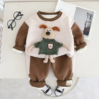 Unisex Baby Joggingpak | Zacht & Warm Katoen | Baby & Peuter Outfit | Sweater & Broek | Ademend & Comfortabel