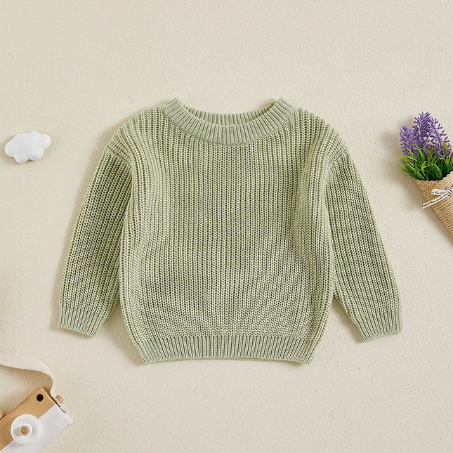 Kindertrui | Gebreid | Zachte Comfort | Unisex | Beschikbaar 0-5 Jaar | Lichtgewicht katoen | Praktisch Design