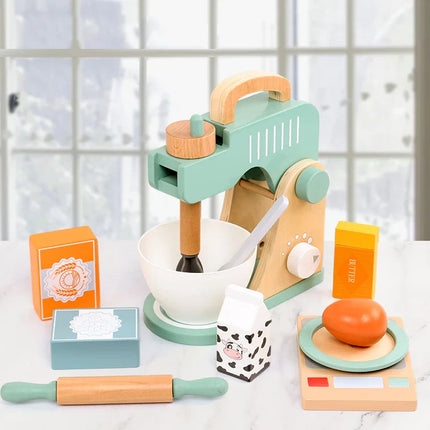 Woodn Speelgoedkeuken | Mini Masterchef Set | Duurzaam Houten Keukenspeelgoed | Creatief Rollenspel