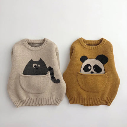 Unisex Kindertrui | Kleurrijk Dierenprint | Zachte Kwaliteitskatoen | Comfortabel voor Alle Seizoenen | Zachte Huid | Geschikt voor Binnen en Buiten | Praktische Dagelijkse Mode | Makkelijk te Reinigen