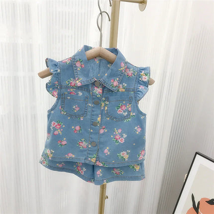 Zomerset voor Kinderen | Katoenen Kindermode | Luchtig Tweedelig Outfit | Kleurrijke Top en Broek | Ideaal voor Zonnige Dagen | Speelse Ontwerpen | Ademend en Comfortabel | Geschikt voor Dagelijks Gebruik