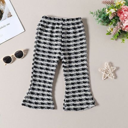 Kinderkleding Set | Comfortabel Flared Baby Outfit | Blauw | Langmouw T-shirt & Broek | Babys Meisjes | Zacht Katoen | Perfect voor Herfst en Winter | Handig te Wassen | 9 Maanden tot 4 Jaar