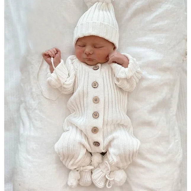 Uniseks Babykleding | Zachte Gebreide Broek | Elastische Taille | Luchtig en Ademend | Duurzaam Katoen
