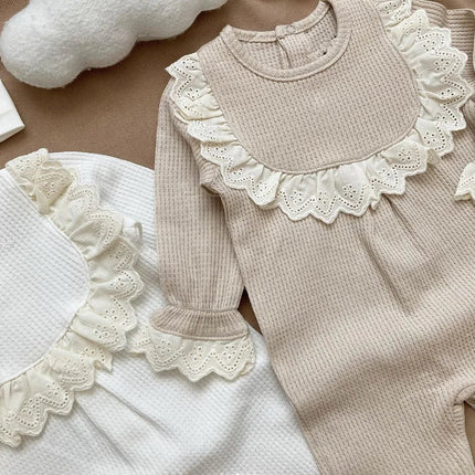 Baby Jumpsuit | Zachte Pyjama met Knoopsluiting | Katoen | Geruit Design | Comfortabel & Ademend | 0-12 maanden