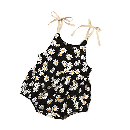 Babyjurk Romper | Comfortabel Zacht Katoen | Elastische Pasvorm | Moderne Print | Maat 0-3 Jaar