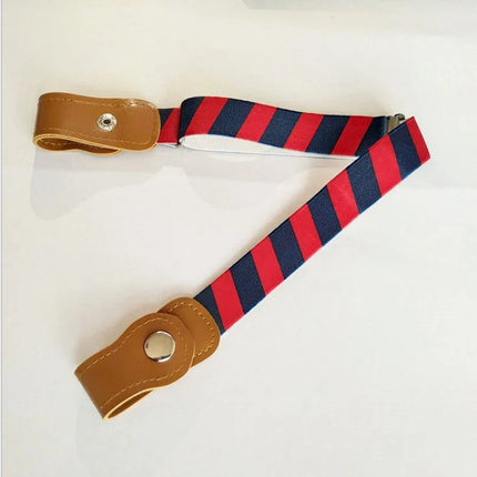 Elastische Kinder Riem | Vrije Beweging Zonder Gesp | Comfort | Geschikt voor 1-12 Jaar | Verstelbaar (40-65 cm) | Perfect voor School en Spel