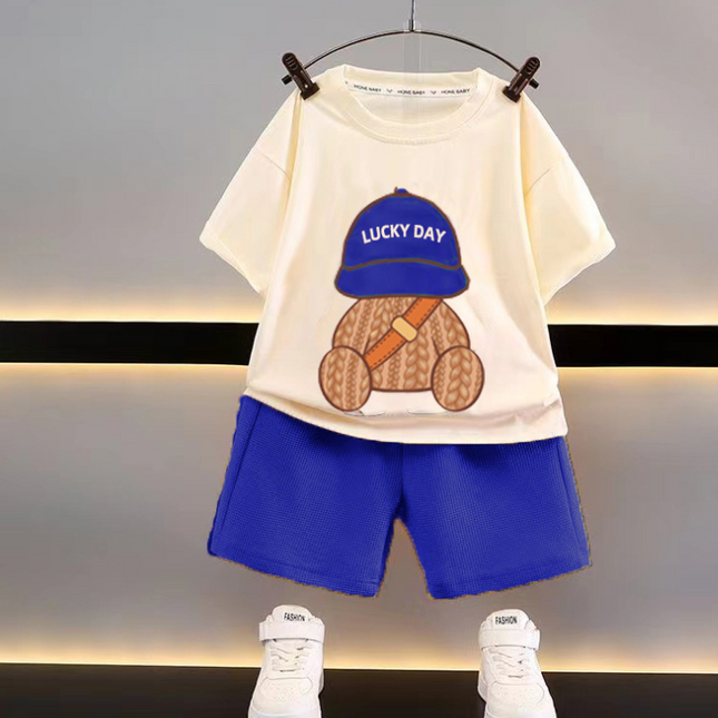 Baby Peuter Kleding Set | Zacht & Ademend | Grafische Prints | Comfortabele Pasvorm | Speel & Verken | Warm Weer Geschikt | Diverse Maten 0-8 Jaar | Eenvoudig te Combineren | Stijlvolle Kleuren & Prints