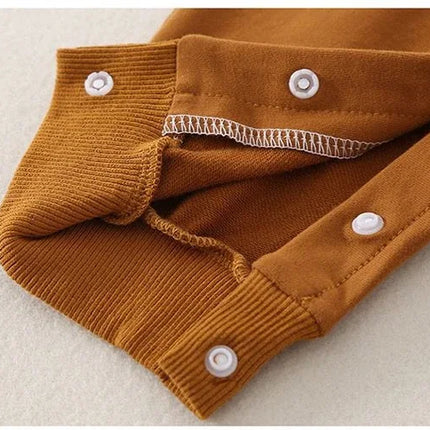 Jumpsuit kinderen | Zacht katoen met capuchon | Unisex design met berenprint | Comfortabel en warm | Gemakkelijk aan- en uittrekken | Geschikt voor dagelijks gebruik