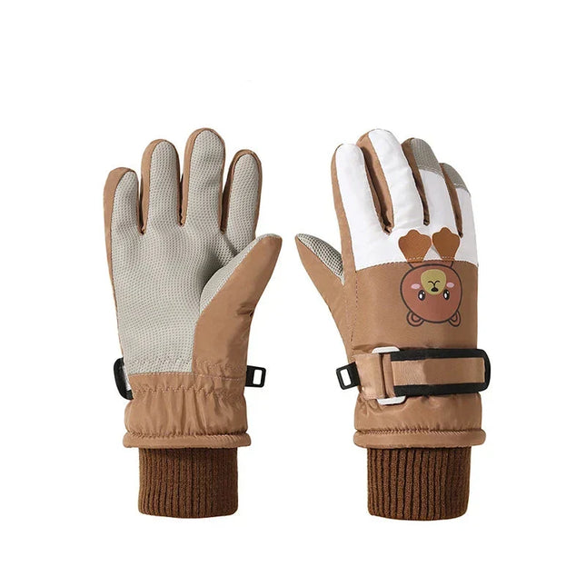 Kinderen's Handschoenen | Waterdicht & Winddicht | Warme Voering | Bewegingsvrijheid | Anti-Verlies Spansluiting | Voor Buitenactiviteiten
