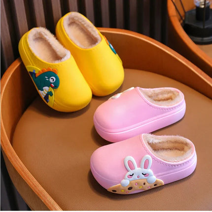 Kinderpantoffels | Waterdichte Sloffen | Dierenprint | Warm en Antislip | Beschikbaar 2-12 Jaar