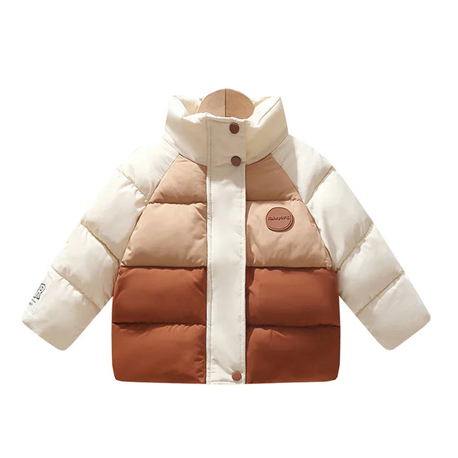 Mini Fashion Kinderwinterjas | Ademend & Warm | Polka Dot Design | Flexibel Polyester | Geschikt voor 18 Maanden tot 7 Jaar | Praktische Rits | Voor Speelplezier in de Sneeuw | Comfortabele Pasvorm