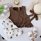 Stijlvol Babykleding Set | Licht & Ademend | Zomers Outfit Tweedelig | Modern Design | Katoen
