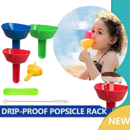 Ishouder Kinderen | Druipvrije en Ergonomische IJs Houder met Systeem voor Smeltend IJs | Veilig en Herbruikbaar | Ideaal voor Zomer en Feestjes | Duurzaam ABS-Materiaal | Geschikt voor Reizen en Thuis