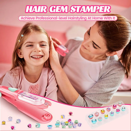 Sieradenstempel voor Haar | DIY Gemakkelijk in Gebruik | Herbruikbare Haarsieraden voor Alle Leeftijden