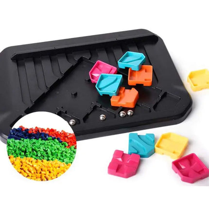 Marmer Logisch Denkspel | Strategie en Marmorkogels | Uitdaging voor Nieuwsgierige Geesten | Compact | Puzzel voor Kinderen en Volwassenen | Versterk Concentratie en Creativiteit | Familieactiviteiten