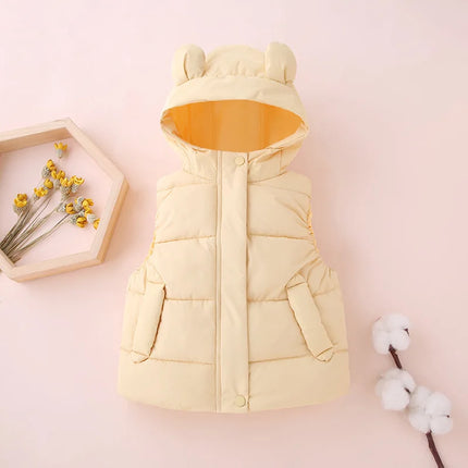 Kinder Bodywarmer Met Capuchon | Warm & Comfortabel | Isolerende Polyester | Unisex Ontwerp | Diverse Maten Beschikbaar | Geschikt Voor Buitenactiviteiten