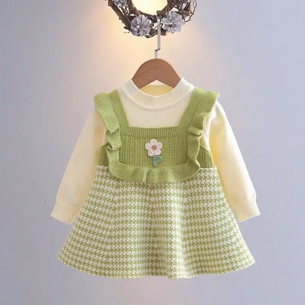 Baby Jurk | Lange Mouwen | Comfortabel en Stijlvol | Zachte Katoen | Geschikt voor Alle Seizoenen | Zowel Voor Dagelijks Gebruik als Feestelijkheden