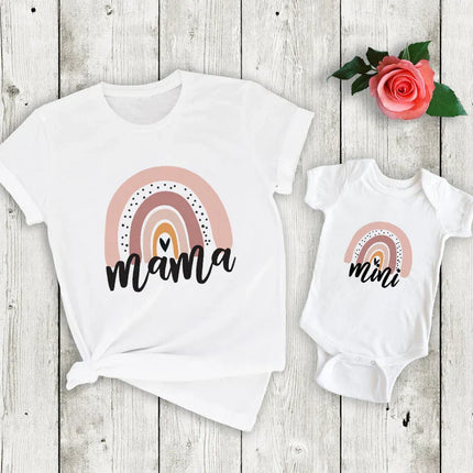 Matchende Kleding Set | Zachte Katoenen Shirts voor Moeder en Dochter | Familie Outfits | Verkrijgbaar in Meerdere Maten