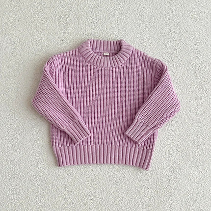 Unisex Baby Sweater | Zacht Katoen | Tijdloos Design | Striktextuur Voor Comfort | Makkelijk Verzorgbaar
