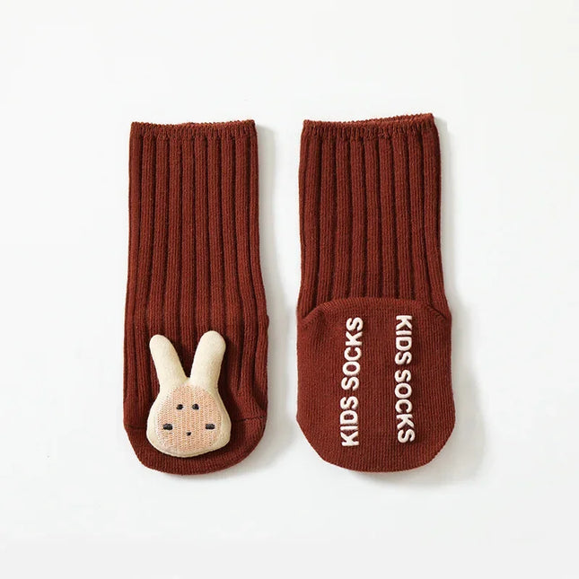 Kindersokken met Antislip | Zacht Katoen | Veiligheid op Gladde Vloeren | Hoge en Lage Varianten | Unisex Design | Verschillende Kleuren en Motieven | Gemakkelijk aan te Trekken | Geschikt voor Wasmachine