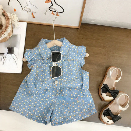 Zomerset voor Kinderen | Katoenen Kindermode | Luchtig Tweedelig Outfit | Kleurrijke Top en Broek | Ideaal voor Zonnige Dagen | Speelse Ontwerpen | Ademend en Comfortabel | Geschikt voor Dagelijks Gebruik