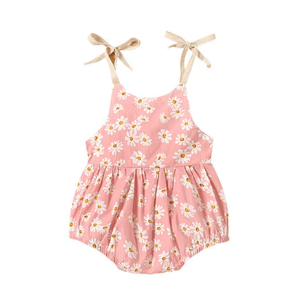 Babyjurk Romper | Comfortabel Zacht Katoen | Elastische Pasvorm | Moderne Print | Maat 0-3 Jaar