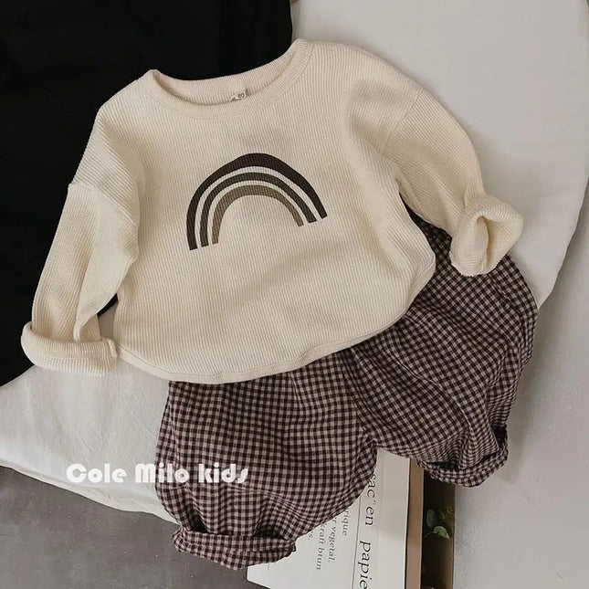 Unisex Baby & Peuter Langarmshirt | Zacht Katoen Polyester | Comfort & Beweging | Geschikt Alle Seizoenen
