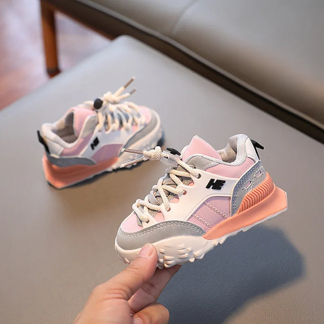 Kinder Sneakers | Sportief & Modern | Lichtgewicht & Ademend | Velcro Sluiting | Duurzaam Materialen