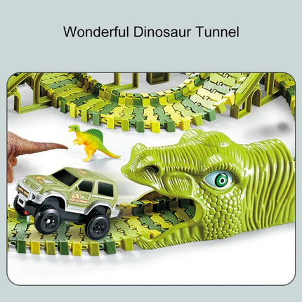 DinoRail Speelavontuur | Unieke Dinosaurussen & Treinbaan | Educatief & Duurzaam Speelgoed | Voor Kinderen