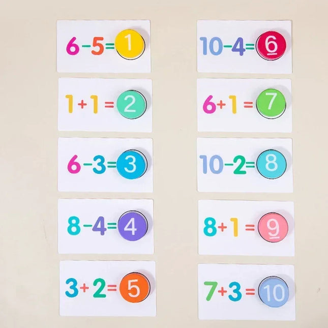 Wiskunde Spel Poletter | Educatief Rekenen Kinderen | Leerzaam Speelgoed Thuis & Schoolgebruik