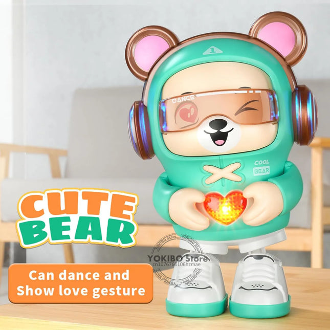 Interactieve Robot Hond | Dansend Speelgoed voor Kinderen | Bevordert Motoriek en Coördinatie | Educatief Speelgoed | Kleurrijke Dansende Pup | ABS-Plastic | Voor Baby's en Peuters