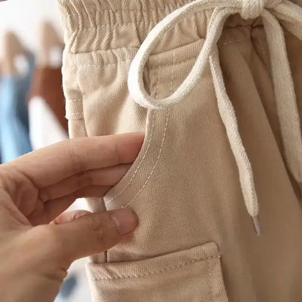 Jongens Cargo Broek | Zachte Duurzame Katoen | Praktische Zakken | Bewegingsvrijheid | Comfortabele Pasvorm | Makkelijk te Wassen | Kinderkleding