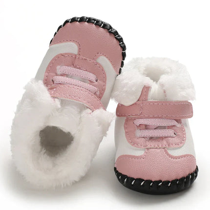 Baby Winterlaarsjes | Verstelbare Sluiting | Warm & Comfortabel | Antislip Zool | Zachte Binnenkant | Ademende Katoen | Ideaal Voor Binnen & Buiten | Beschikbaar Van 0-18 Maanden | Mini Fashion