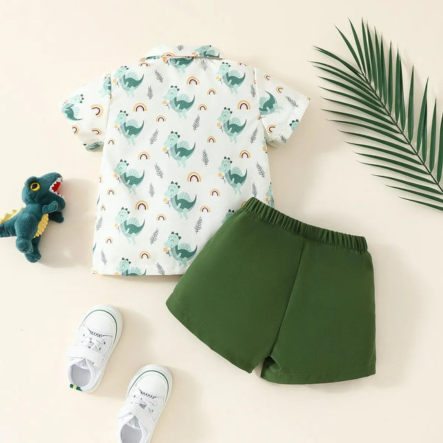 Dino Zomerset Baby | Korte Mouwen | Koel Polyester | Beweeglijk | Veelkleurig | Comfortabel & Stijlvol