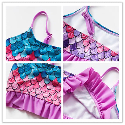 Bikini Set Kinderen | Moderne Design | Sneldrogend Polyester | Zonbescherming | Comfortabel voor Gevoelige Huid