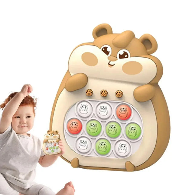 Bubble Pop | Interactief Snelheidsspel voor Reactietraining | Familie en Vriendenactiviteit | Compact en Draagbaar | Kleurige Knoppenuitdaging | Elektronisch Spel voor Alle Leeftijden