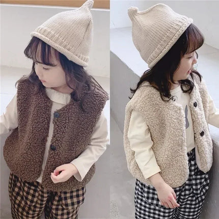 Kinder Bodywarmer | Blauw | Onderhoudsvriendelijk | Plys & Uld Voor Comfort | Unisex Ontwerp | Van 1 Tot 6 Jaar | Wintermode