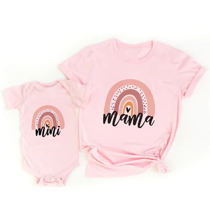 Matchende Kleding Set | Zachte Katoenen Shirts voor Moeder en Dochter | Familie Outfits | Verkrijgbaar in Meerdere Maten