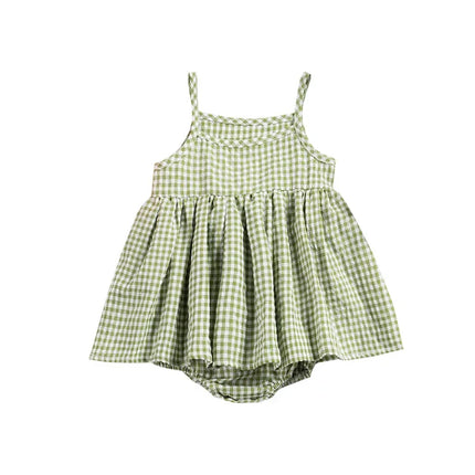 Baby Romper Zomer | Zachte Katoenen Babyjurk | Comfortabele Speelpak | Ademend | Dagelijks en Feestelijk | Gemakkelijk Wasbaar | 100% Katoen | Maat 0-18 Maanden