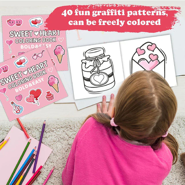 Kleurboek Kinderen | Creatief Tekenplezier | 40 Stevige Pagina's | 21x21 cm | Fantasie & Motoriek Ontwikkeling