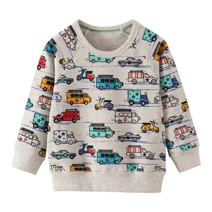 Kindertrui | Kleurrijke Prints | Lange Mouwen | 100% Zacht Katoen | Comfortabel & Stijlvol | Herfst & Winter