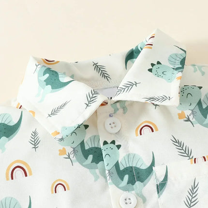 Dino Zomerset Baby | Korte Mouwen | Koel Polyester | Beweeglijk | Veelkleurig | Comfortabel & Stijlvol