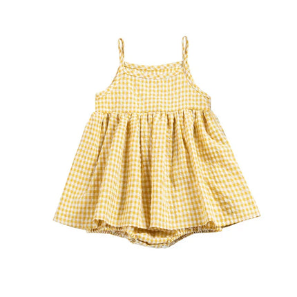 Baby Romper Zomer | Zachte Katoenen Babyjurk | Comfortabele Speelpak | Ademend | Dagelijks en Feestelijk | Gemakkelijk Wasbaar | 100% Katoen | Maat 0-18 Maanden