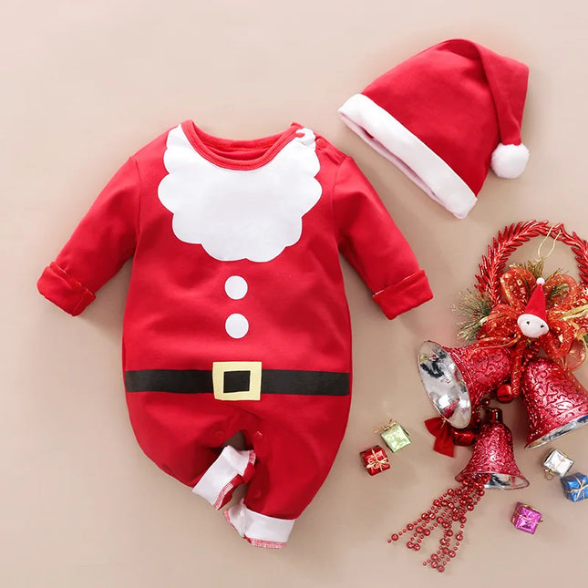 Babykleding | Juleoutfit | Zacht Katoen | Comfortabel Unisex Design | Warme Babykleding 0-18 Maanden