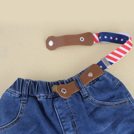 Elastische Kinder Riem | Vrije Beweging Zonder Gesp | Comfort | Geschikt voor 1-12 Jaar | Verstelbaar (40-65 cm) | Perfect voor School en Spel