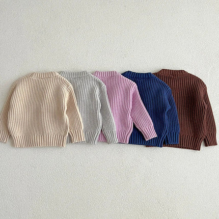 Unisex Baby Sweater | Zacht Katoen | Tijdloos Design | Striktextuur Voor Comfort | Makkelijk Verzorgbaar