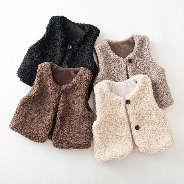 Kinder Bodywarmer | Blauw | Onderhoudsvriendelijk | Plys & Uld Voor Comfort | Unisex Ontwerp | Van 1 Tot 6 Jaar | Wintermode